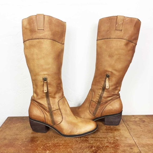 Naturalizer Shoes - Naturalizer Ora Knee High Distressed Leather Boots